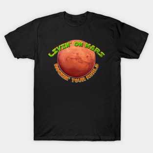 LIVIN' ON MARS - Banner T-Shirt